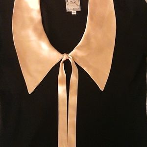 Yoana Baraschi M/L top sweater silk tie bow